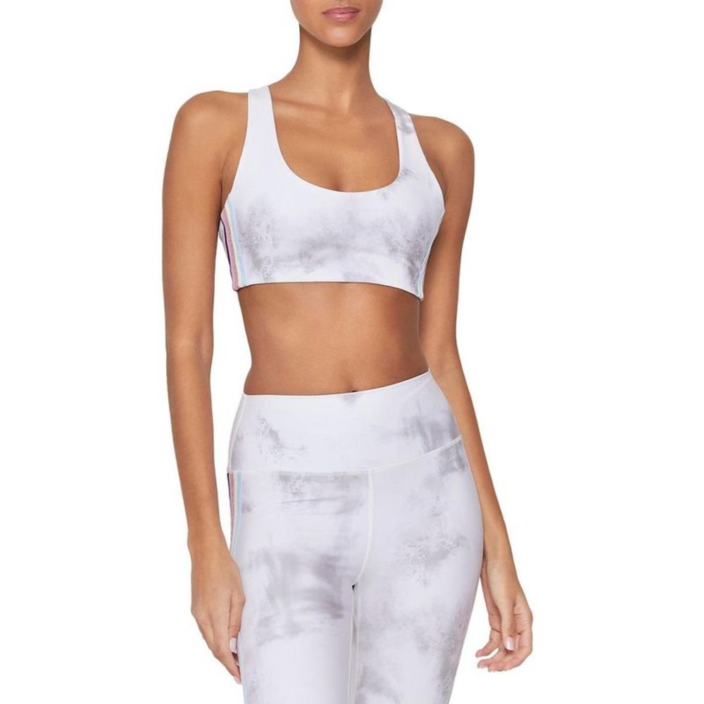 Spiritual Gangster Womens Studio Sports White Yoga Sports Bra Athletic
